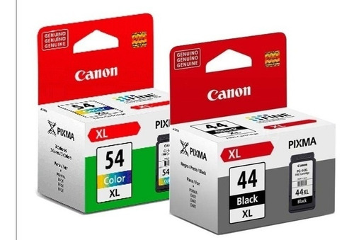 Pack Tintas Canon 44 Xl Y 54 Xl Original Más Envío Gratis 