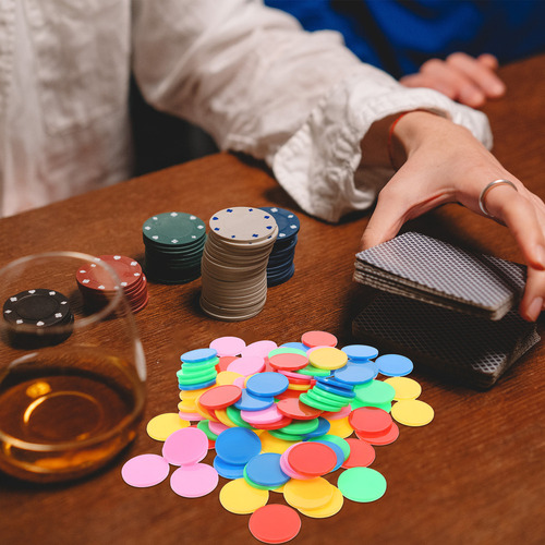 Nuevo Nuevo 100 Fichas De Bingo De Colores For Jugar Y