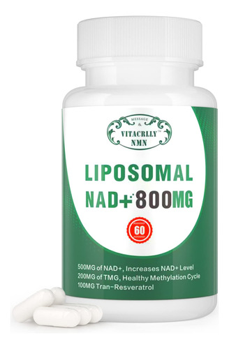 Vitacrllynmn Suplemento Liposomal Nad+ 800 Mg Real Nad+ Nico