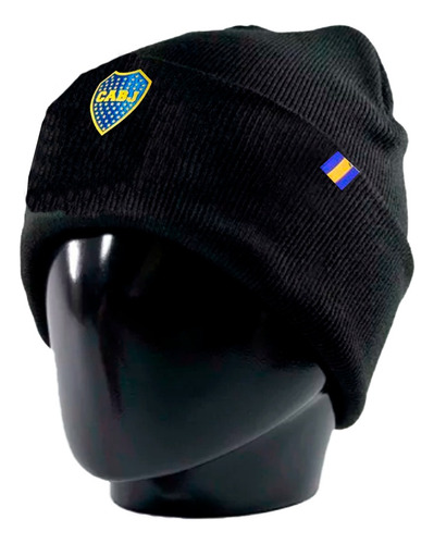 Gorro Lana Boca Juniors Licencia Oficial Bordado Doble Tela