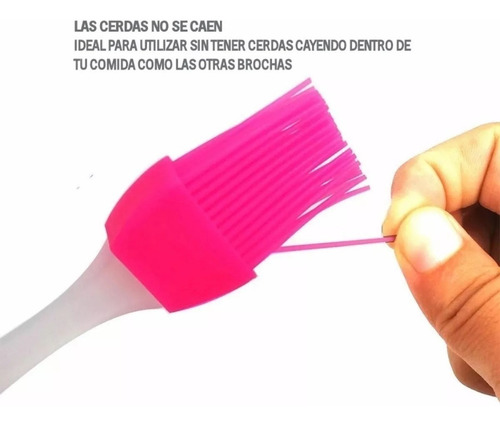 Juego Espátula Brocha Silicon Mango Plástico 5 Juegos