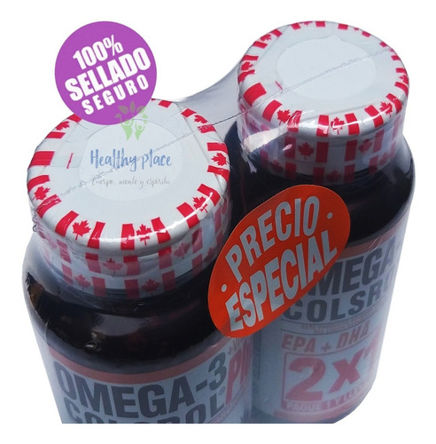 Imagen 3 de 6 de Oferta 2x1 Omega 3 Bpm Colsrol Plus - Unidad a $389