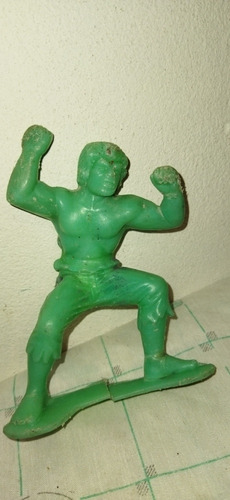 Hulk Bootleg 80s El Hombre Increible Lou Ferrigno 11cm Rev22 (Usado)