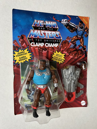 Masters Of The Universe Origins Clamp Champ Action Figure (Usado)