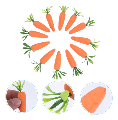 Navidad Huevos Para Decorar Zanahoria Artificial Falsa, 24