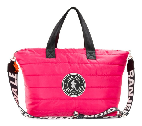 Tote Shopper Xl Diamond Rap Rosa