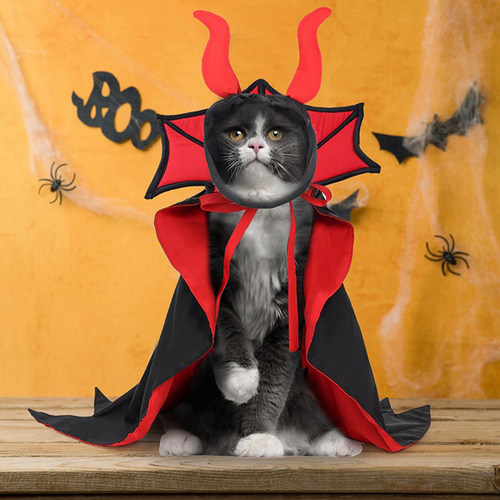 Disfraz De Vampiro Para Perro Capa Para Perro Cosplay Capa Y