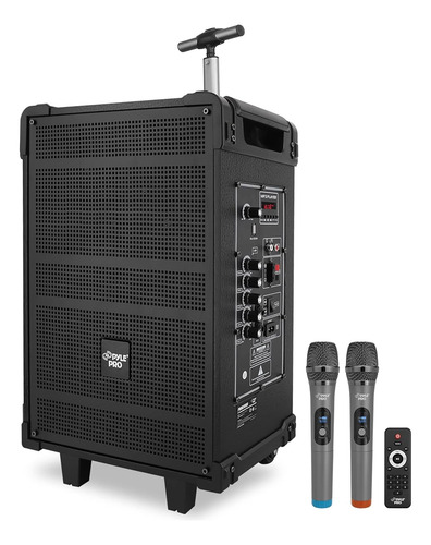 Sistema Karaoke 600v Altavoz Bluetooth Inalambricos Pyle