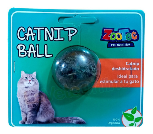 Pelota Hierba Gatera Deshidratada Catnip Ball 100% Organico