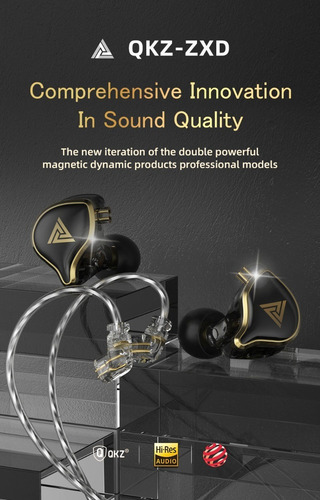 Qkz Zxd Con Micro + Estuche Audifonos Auriculares Blanco