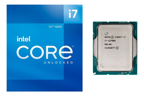 Procesador Intel Core I7-12700k Lga 1700 Gráfica Integrada