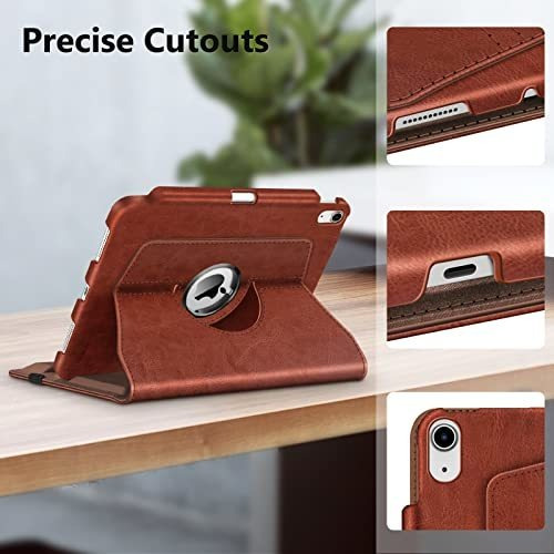 Funda Para iPad 10th Generacion Giratoria 360 - Marron