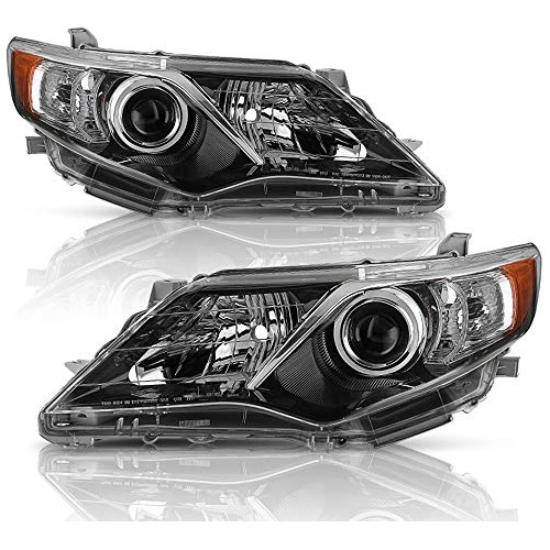 Acanii Faros Proyectores Para Toyota Camry 2012-2014, Negros