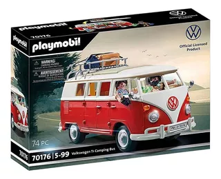 Playmobil Volkswagen T1 Kombi De Acampamento 1637 - Sunny