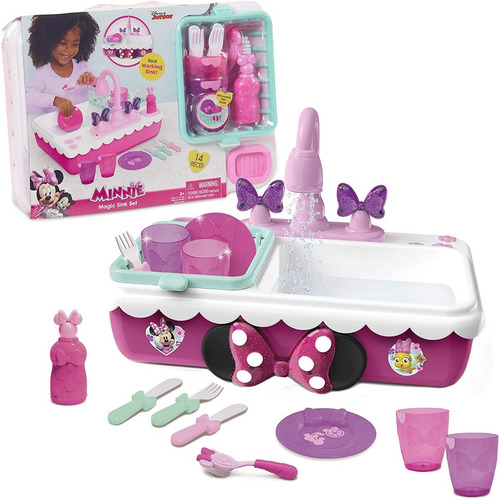 Juguete Fregadero Magico Happy Minnie Mouse Mimi Agua Real