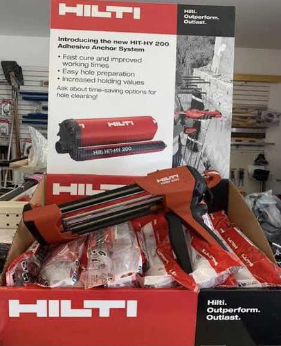 Anclaje Adhesivo Hit-hy 200 R Hilti (Usado)