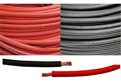 Cable Cobre Calibre 1 0 Awg Para Bateria Color