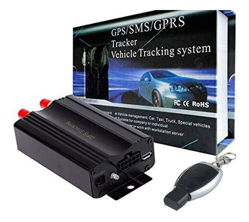 Rastreador E Bloquedor Veicular Com Controle Remoto Tk103b