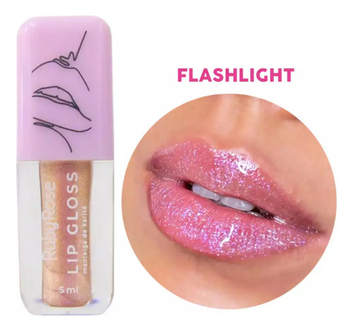 Lip Gloss Glitter Ruby Rose Gloss Labial Atacado Kit