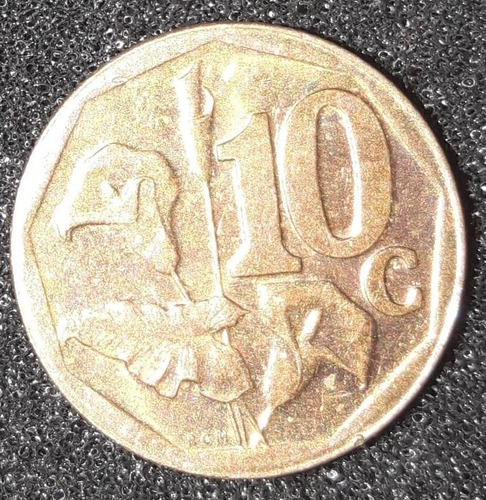Moeda 10 Cêntimos Ano 2012 África Do Sul