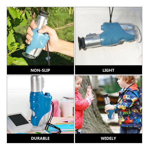 Kit Portátil Para Exteriores Con Microscopio Irrompible Para