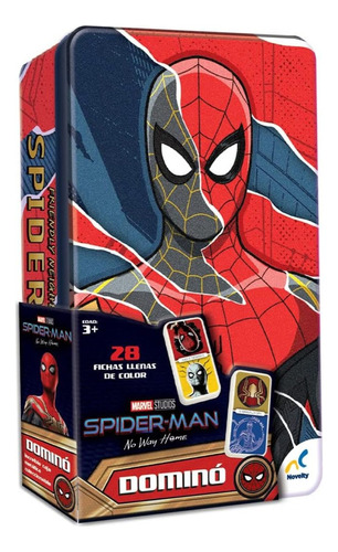 Domino Spider Man No Way Home Caja Metálica Novelty