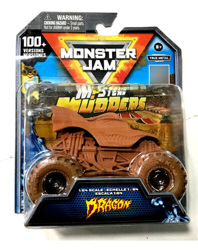 Monster Jam Vehiculo 1.64 Metal Mistery Mudders Int 58771