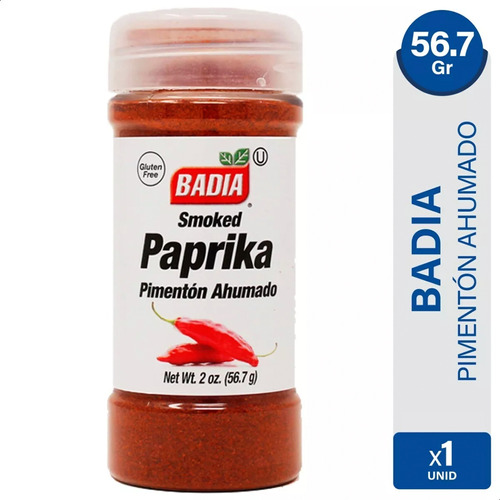 Paprika Pimenton Ahumado Badia - Condimento S/ Tacc Kosher 