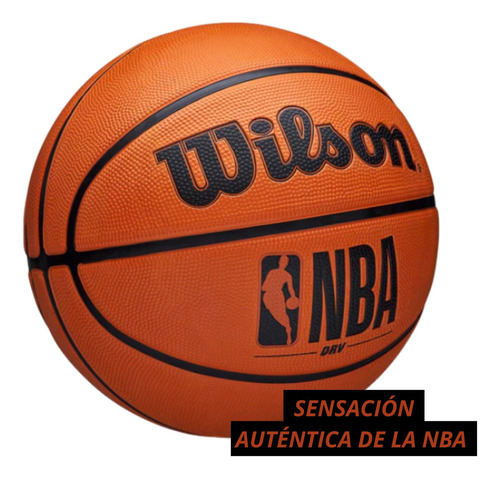 Pelota Basquet Wilson - Nba Drv - Size 7 Color Ocre