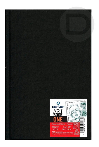 Bloco Sketchbook Canson One 98fls 100g/m2 A5(14,8cmx21cm)