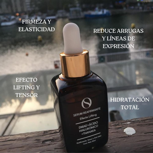 Serum Reafirmante. Efecto Linfing. Dmae, Ácido Hialurónico Tipo de piel Todo tipo de piel