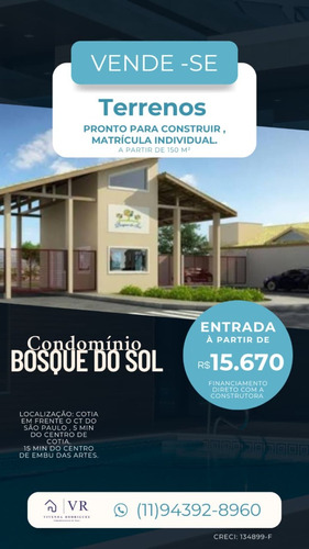 Terrenos A Menos 5 Min Do Centro De Cotia