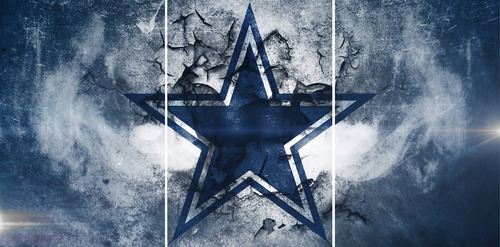 Cuadro Metálico Decorativo Dallas Cowboys Nfl Vaqueros 