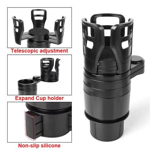 Soporte Para Vasos De Coche Ajustable, Giratorio
