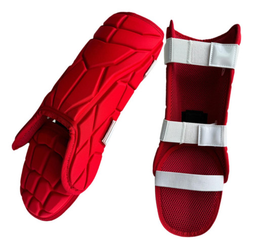 Protectores De Piernas De Béisbol Y Softbol, Rojo