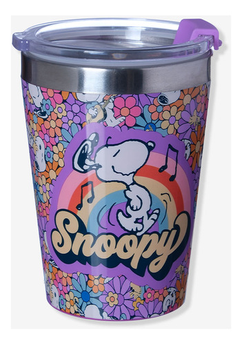 Copo Viagem Snap 300 Ml Snoopy - Zona Criativa