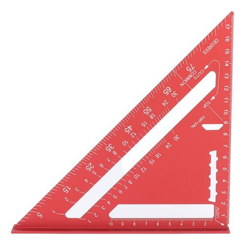 Viga Doble De Aleación De Aluminio Red Red Speed Square De 7