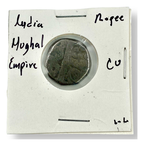 Moneda Antigua Del Imperio Mughal De La India Año 1500