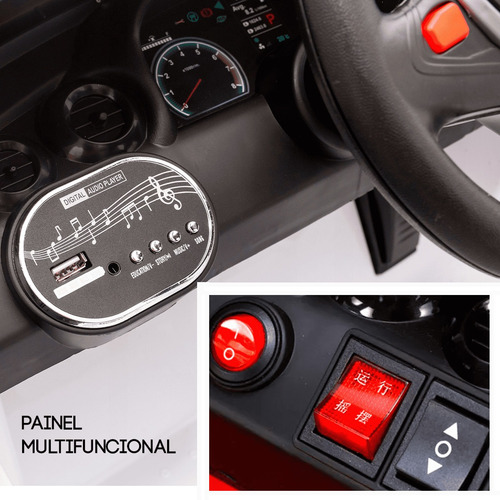 Bmw S4 Motorizada Infantil Carro Elétrico C/controle Luz Som Voltagem Do Carregador 110v/220v Cor Branco