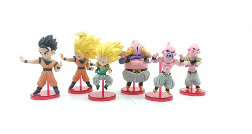 Dragon Ball Z Bonecos Miniaturas 6pcs Goku Goten Madimbu