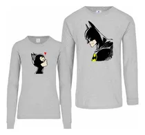 Comprar Playera Manga Larga Duo Novios Pareja Enamorados Batman