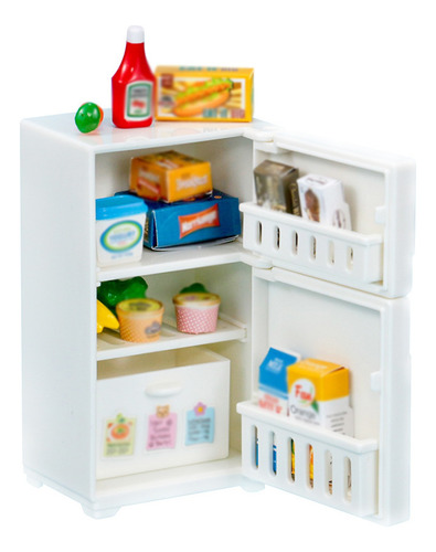 Juguete De Cocina En Miniatura Para Niños, Mini Refrigerador