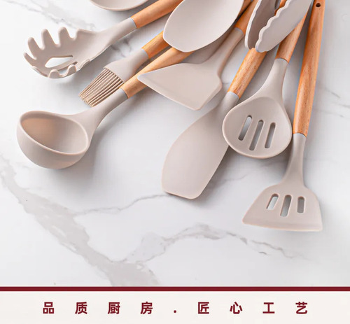 Juego De Cocina De Silicona Multicolor Juego De 12 Pcs