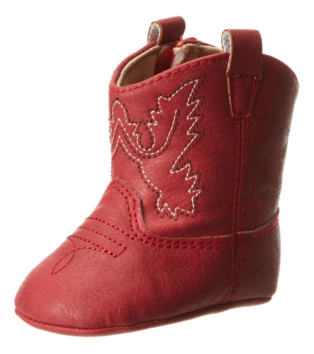 Baby Deer Botas Western De Suela Suave (beb), Rojo