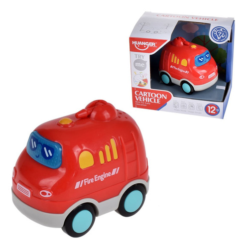 Vehiculos Infantiles Con Luces Y Sonidos - Bombero