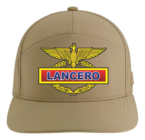 Gorra Lancero Instructor Army 5 Paneles Premiun Caqui