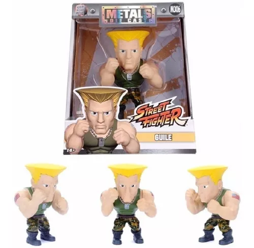 Boneco Guile - Street Fighter - Metals Die Cast M306 em Promoção