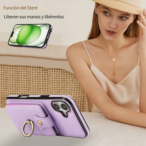 Funda Para Samsung Galaxy S21fe/s20/s20 Plus Funda De Teléfono Tipo Cartera Con Tarjetero Y Anillo Giratorio De 360°