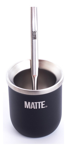 Set Mate Steel + Bombilla + Yerbero + Mochila Matera Grey
