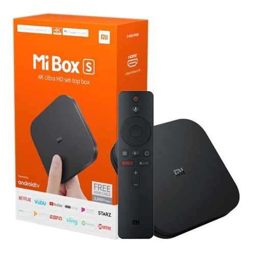Smart Tv Xiaomi Mi Box S 4k Ultra Hd C/control + Cable Hdmi